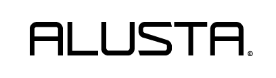 Alusta logo zwart